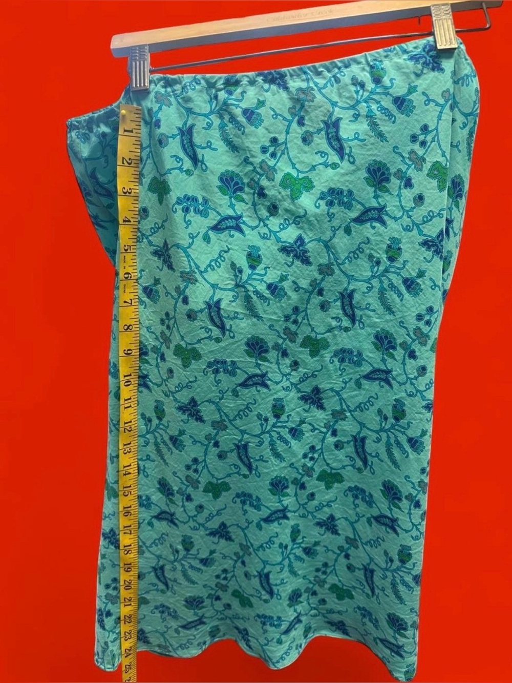 Vintage silk floral fairy blue by New York & Company